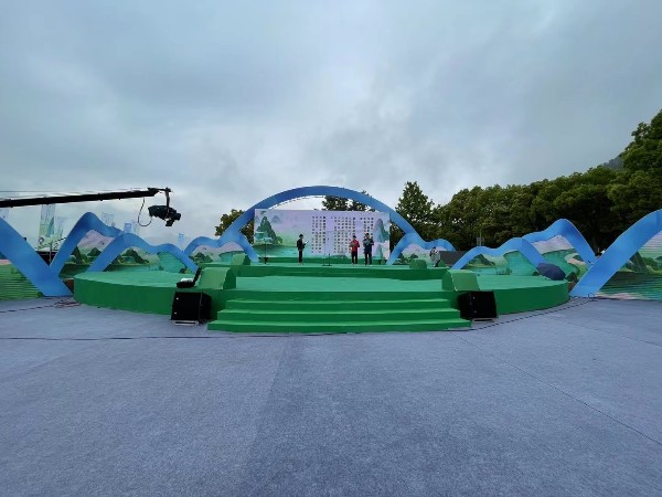 浙江省第二屆生態(tài)運(yùn)動會舞臺音響租賃成功案例