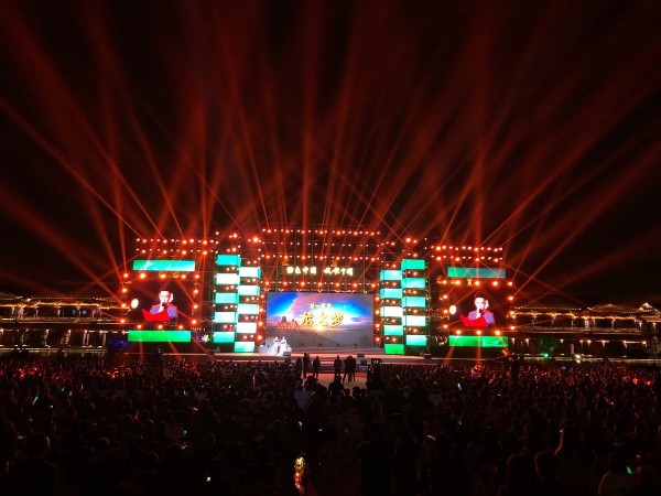 龍游紅木小鎮(zhèn)綠色中國行舞臺設備租賃成功案例